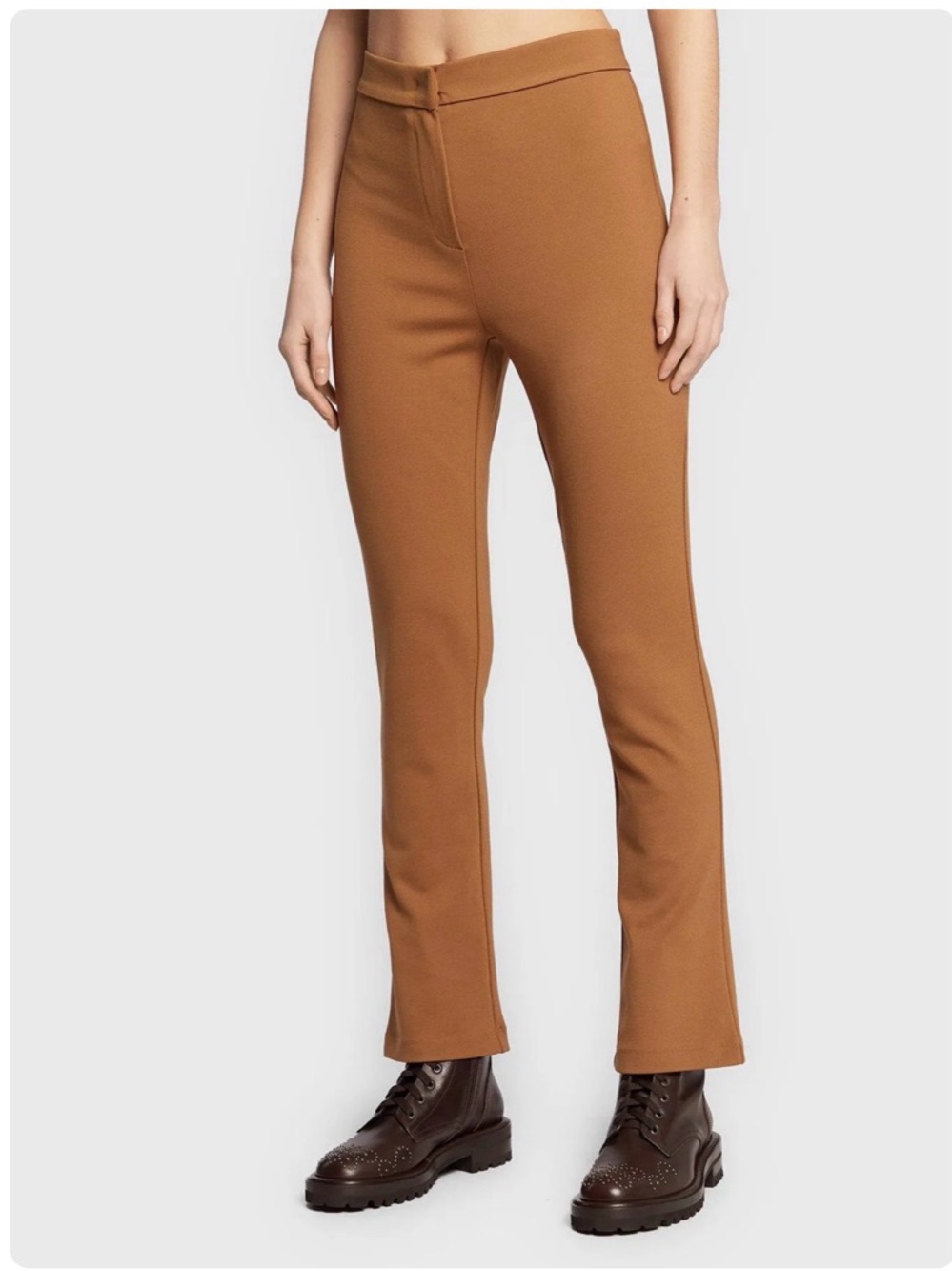 Banana Republic Bootcut Pants in Camel Brown
